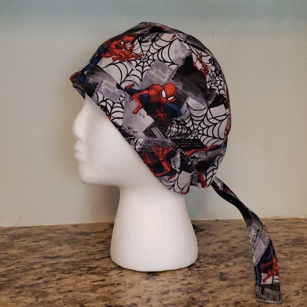 Handmade Spiderman Surgical Hat
